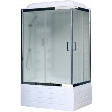 Душевая кабина Royal Bath RB8100BP3-WC-CH-L (белое/матовое)